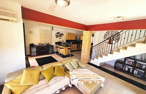 Moutallos Villa | Spacious 4 Bedroom detached villa with large pool/jacuzzi, outside Bar in Paphos