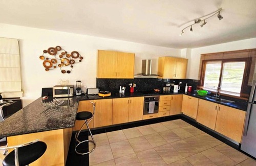 Moutallos Villa | Spacious 4 Bedroom detached villa with large pool/jacuzzi, outside Bar in Paphos