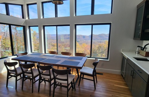 Wintergreen House | Spacious 5 bedroom modern home with mountain views galore. Sauna + EV charger.