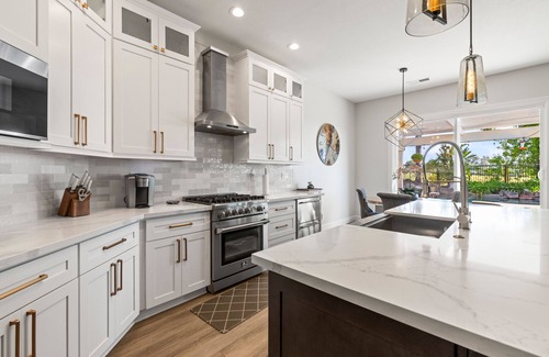 Orangevale House | Spacious 5-bedroom tropical paradise home private pool/spa 1 level 3000 sqft