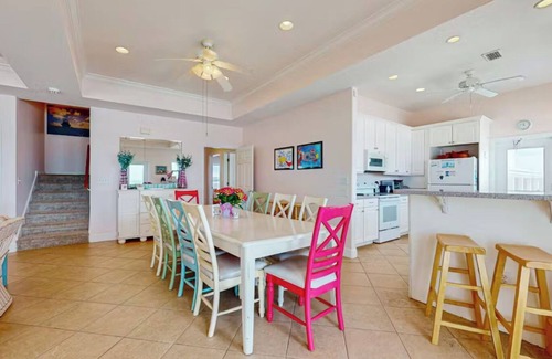Surf Side Shores House | Spacious 5-bedroom, beach-front family home with wrap-around deck in Ft Morgan
