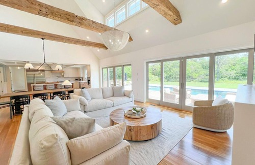 West Tisbury House | Spacious 5-Bedroom New House w/Pool, Spa, Access to Tennis & Deep Bottom Pond