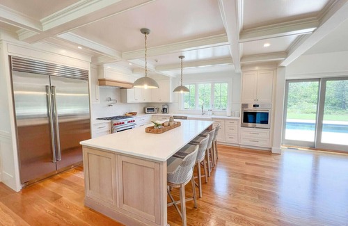 West Tisbury House | Spacious 5-Bedroom New House w/Pool, Spa, Access to Tennis & Deep Bottom Pond