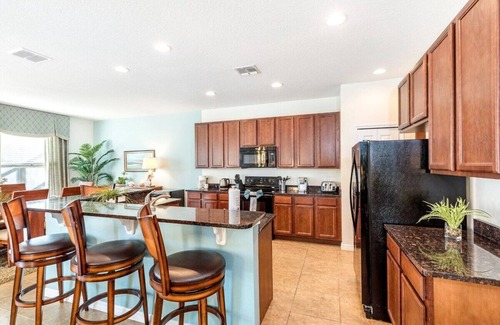 Watersong House | Spacious 6-Bedroom Home with Private Pool, spa & Game Room