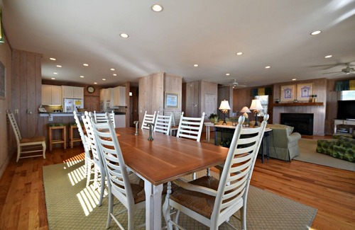 Litchfield by the Sea House | Spacious 7 BR, 7.5 BA oceanfront house with screened porch and hammock = RELAX