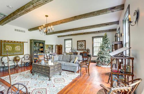 New Haven House | Spacious and Historic Cabin in New Haven with Pond!
