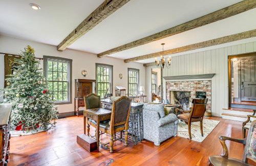 New Haven House | Spacious and Historic Cabin in New Haven with Pond!