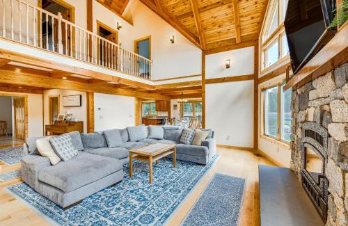 Granville Summit House | Spacious and Secluded Forksville Home Fire Pit