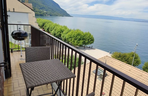 Saint-Gingolph Apartment | Spacious apartment with exceptional view of Lake Geneva