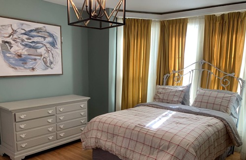 Suncook Apartment | Spacious apartment in historic farmhouse