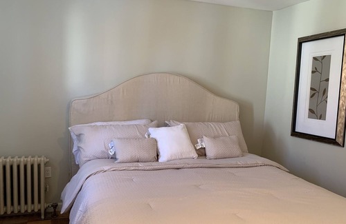 Suncook Apartment | Spacious apartment in historic farmhouse