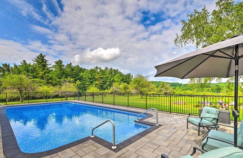 Central Bridge House | Spacious Apple Orchard Home: Game Room, Pool!