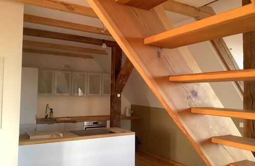 Liepe Apartment | Spacious architect's apartment, swimming pond, sauna, bird tours