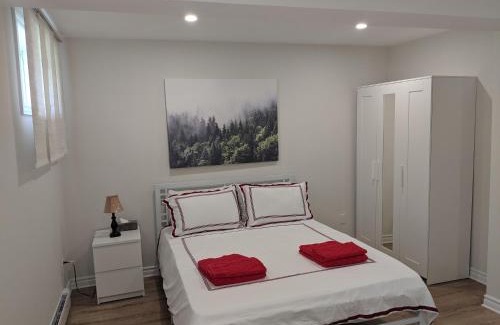 Lachine Apartment | Spacious basement one bedroom apartment, WiFi.