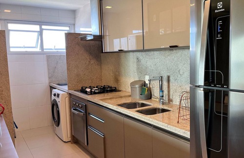Dois de Julho Apartment | Spacious Bedsitter View to the Bay of All Saints