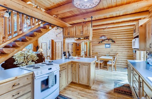 Fairplay Cabin | Spacious cabin with hot tub in a nicely treed area, close to many attractions