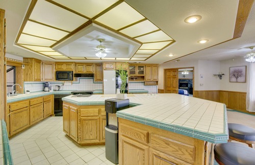 Apple Valley House | Spacious California Oasis: Patio, Fireplace & Pool