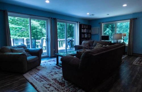 Monticello House | Spacious Catskills Home with Covered Hot Tub
