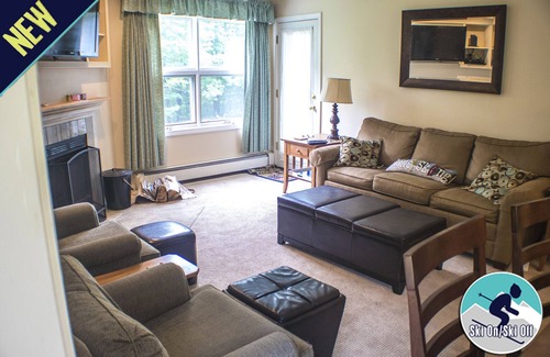 Killington Condo | Spacious & cheerful Pico slopeside Condo - Walk to lift & ski back! J101