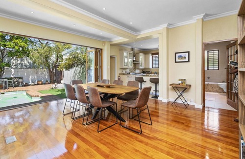Claremont House | Spacious Claremont Home with Pool & Fireplace