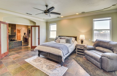 Delhi House | Spacious Delhi Home w/Fireplaces, Patio & Grill!