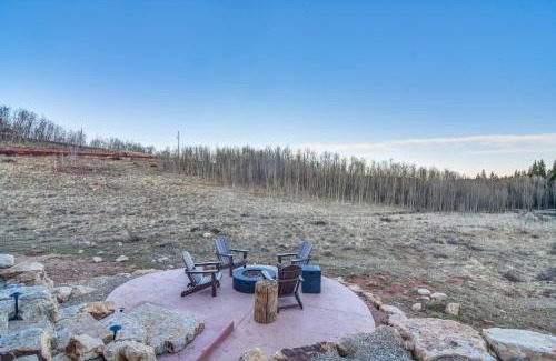 Fairplay House | Spacious Fairplay Log Home with Patio and Fire Pit!