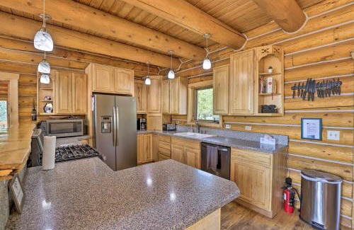 Fairplay House | Spacious Fairplay Log Home with Patio and Fire Pit!