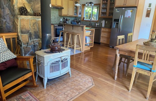 Parkdale Cabin | Spacious Family Cabin on tree lined property w/Mount Hood & Mount Adams views!