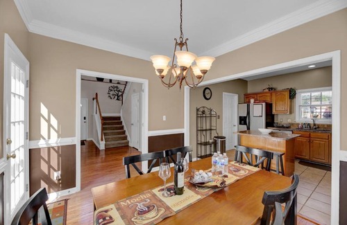 High Point Apartment | Spacious Family Home with Private Backyard, Grill, and Garage! Free high-speed Internet! Minutes from HPU and Furniture Market!