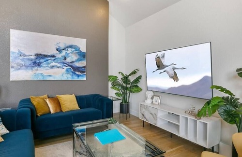 Northeast Park Hill House | Spacious Farmhouse-Chic Home in Park Hill! Perfect WFH + Garage + EV Charger!