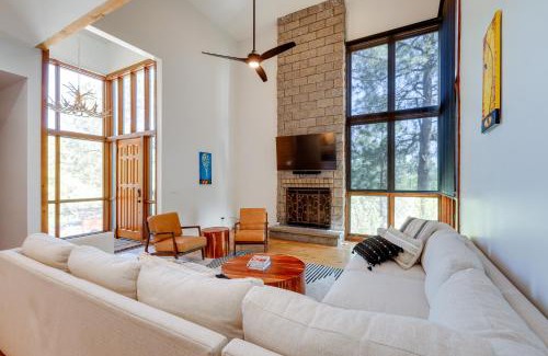 Swiss Manor House | Spacious Flagstaff Home with Hot Tub and Fire Pit!