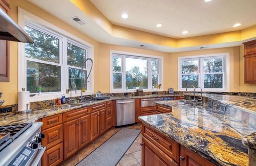 Bentonville House | Spacious Gathering~Pool~Hot Tub~Riverfront~Game Room~Hiking~Large Decks~Screened