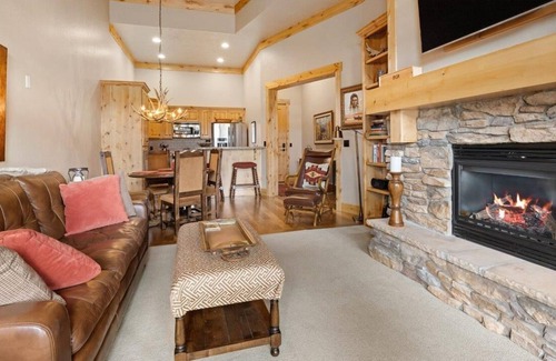 Victor Condo | Spacious ground-level condominium with large patio and private office/bedroom