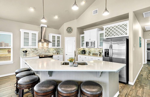 North Beach House | Spacious gulf view home on north beach with enclosed yard & balconies