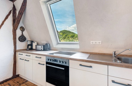 Neef Apartment | Spacious Holiday Apartment with Fireplace in Winzerhaus Schenk, with Mountain View and Wi-Fi