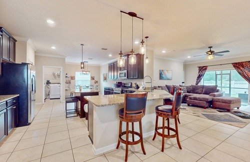 St. Augustine House | Spacious home close to world golf village with enclosed yard and firepit