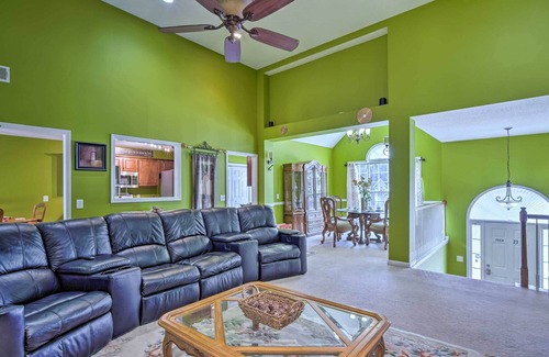 Acworth House | Spacious Home - Deck, Full Kitchen, & Soaking Tub