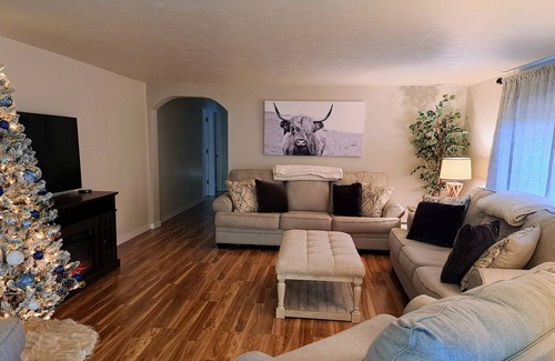 Rapid River House | Spacious home made for large groups and families! Close to many UP destinations!