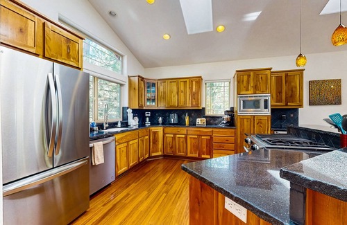 Montgomery Estates House | Spacious home near Lake Tahoe with private hot tub & two decks - near dining