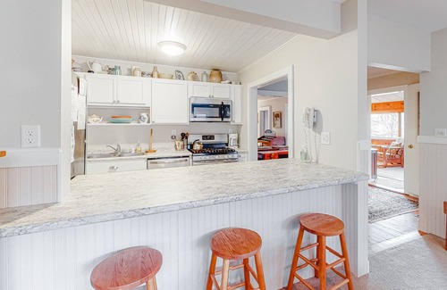 Ludlow House | Spacious Home w/Seasonal Lake View, Wood Stove, Washer/Dryer & Cable