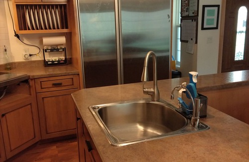 La Pointe House | Spacious home with EV charging station two miles from Big Bay Town Park.