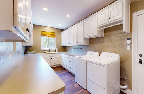 Jonestown House | Spacious home with scenic balcony views and fenced in yard