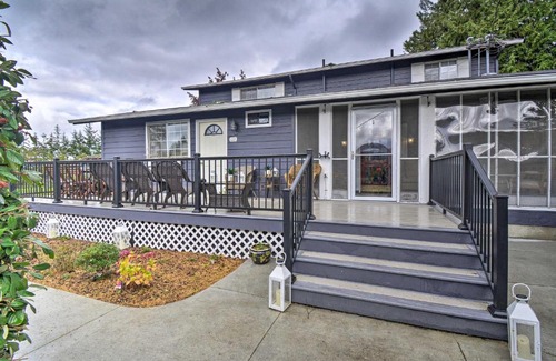 Sequim House | Spacious Home with Yard, 20 Miles to Olympic NP
