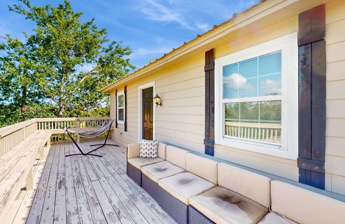 Somerville House | Spacious house with firepit, wraparound porch, pavilion + dog friendly