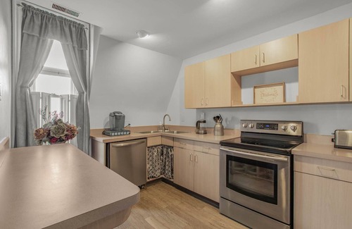 Irvington House | Spacious Irvington Home: Porch and Parking