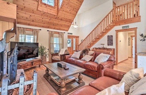 Lake Arrowhead House | Spacious Lake Arrowhead Home with Putting Green