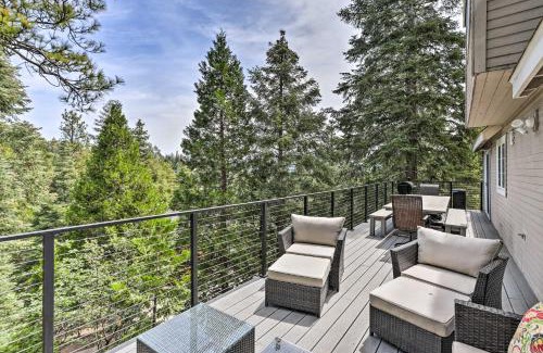 Lake Arrowhead House | Spacious Lake Arrowhead Home with Putting Green