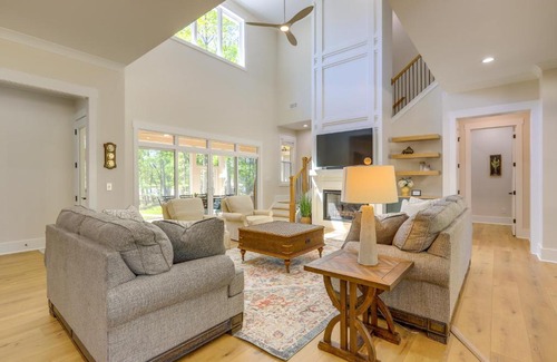 Milledgeville House | Spacious Lake Sinclair Vacation Rental with Dock!