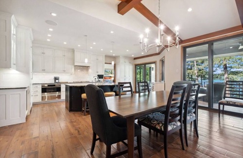 Whitefish House | Spacious Lakefront home in charming Whitefish with fitness room, sauna, hot tub.