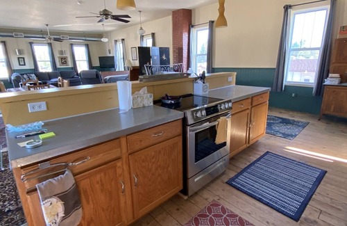 Lewiston Apartment | Spacious Loft in Downtown Lewiston